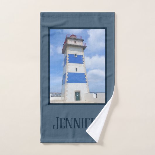 Phare d'aquarelle (Serviette à main)
