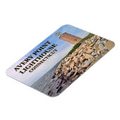 Phare d'Avery Point, Connecticut Flex Magnet (Côté Gauche)