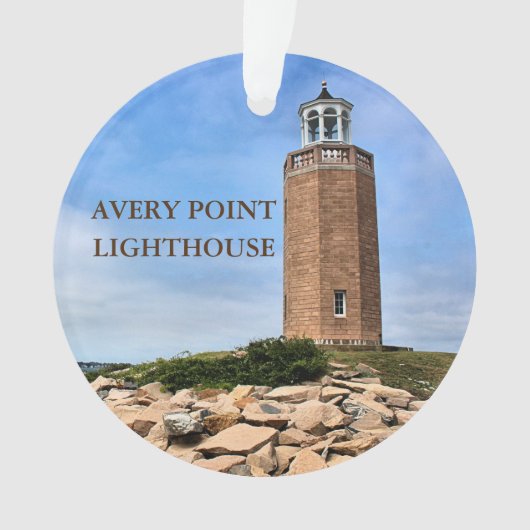 Phare d'Avery Point, ornement du Connecticut (devant)