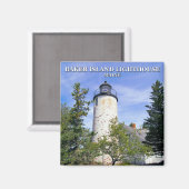 Phare de Baker Island, Maine Magnet (Recto/Verso)