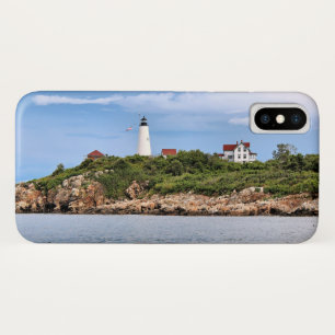 Phare de Bakers Island, MA iPhone X Coque