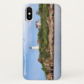 Phare de Bakers Island, MA iPhone X Coque (Dos)