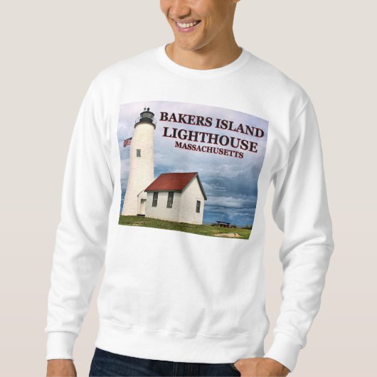 Phare de Bakers Island, Sweatshirt du Massachusett (Devant)