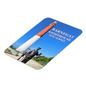 Phare de Barnegat, New Jersey - Magnet photo (Côté Gauche)