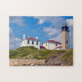 Phare de Beavertail, puzzle d'Île de Rhode (Horizontal)