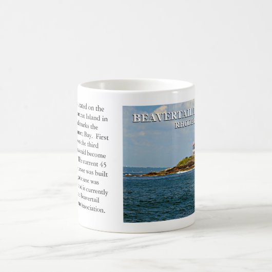 Phare de Beavertail, Rhode Island Mug (Centre)