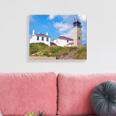 Phare de Beavertail, Rhode Island Toile Enveloppée (Insitu(Salon))