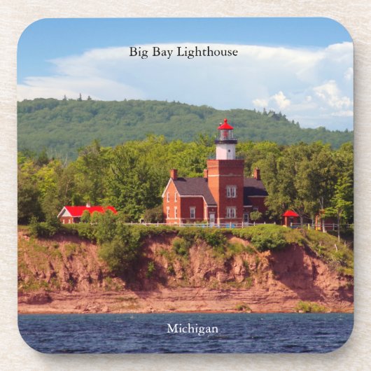 Phare de Big Bay depuis le dessous de verre aquati (Devant)