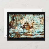 Phare de Black Ledge et carte (Devant / Derrière)