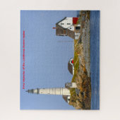Phare de Boston Harbor. Puzzle (Vertical)