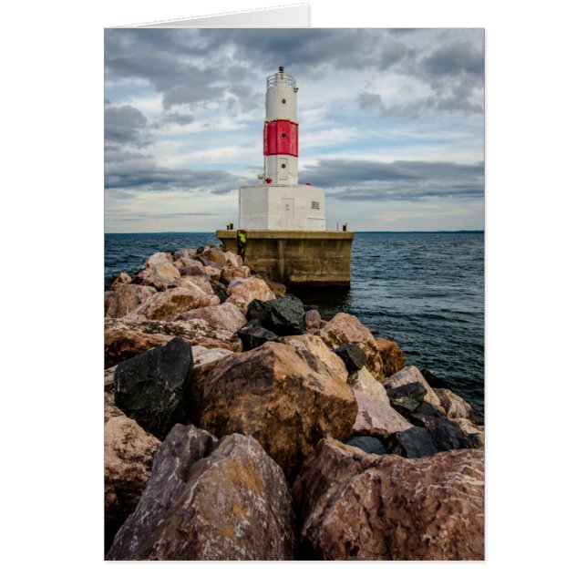 Phare de brise-lames de Presque Isle Harbour (Devant)