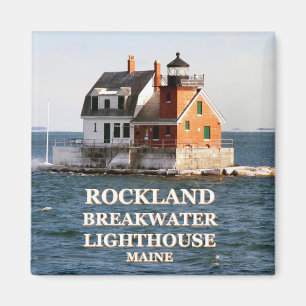 Phare de brise-lames de Rockland, aimant du Maine