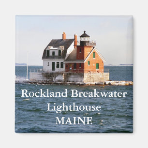 Phare de brise-lames de Rockland, aimant du Maine