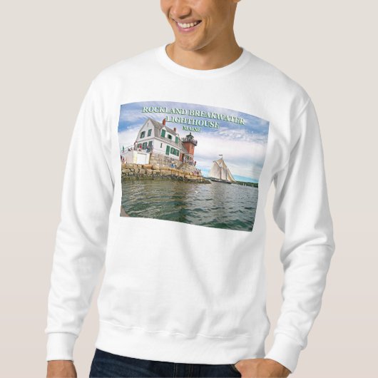 Phare de brise-lames de Rockland, sweatshirt du (Devant)