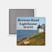 Phare de Browns Head, Maine Magnet (Recto/Verso)