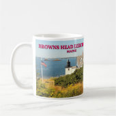 Phare de Browns Head, Maine Mug (Gauche)