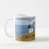 Phare de Browns Head, Maine Mug (Gauche)