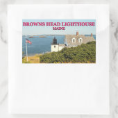 Phare de Browns Head, Stickers Maine (Sac)