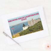 Phare de Browns Head, Stickers Maine (Enveloppe)