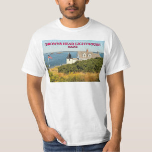 Phare de Browns Head, T-Shirt Maine