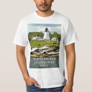Phare de Burnt Island, Maine T-Shirt