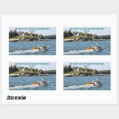 Phare de Burnt Island, Stickers Maine (Feuille)