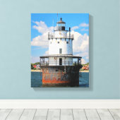 Phare de Butler Flats, MA toile enroulée (Insitu (Plancher de Bois))