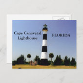 Phare de Cape Canaveral, Floride Carte postale (Devant / Derrière)