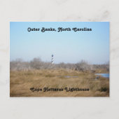 Phare de Cape Hatteras No 1 OBX Carte postale (Devant)