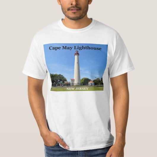 Phare de Cape May, T-shirt de New Jersey (Devant)