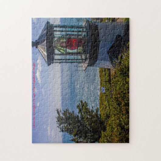 Phare de Cape Mears Oregon. Jigsaw Puzzle (Vertical)