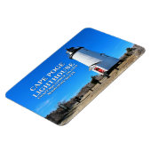 Phare de Cape Poge, Massachusetts Flexi Magnet (Côté Gauche)