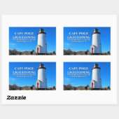 Phare de Cape Poge, Stickers Massachusetts (Feuille)