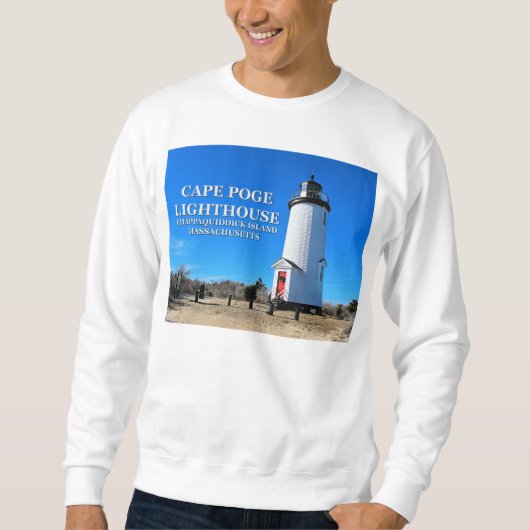 Phare de Cape Poge, Sweatshirt du Massachusetts (Devant)