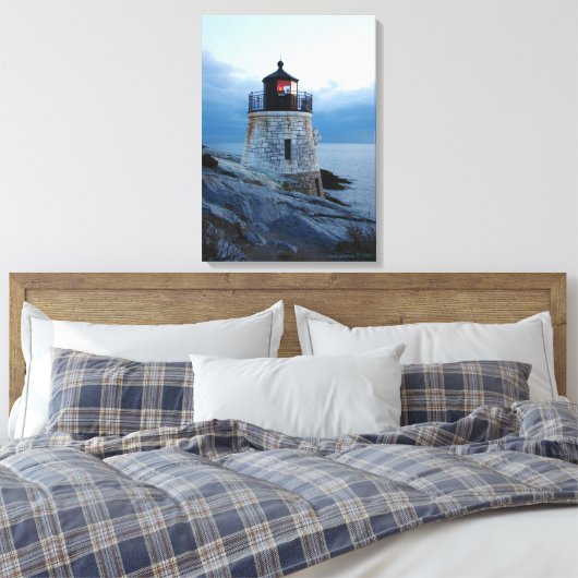 Phare de Castle Hill - Newport, imprimer en toile  (Insitu(Chambre))