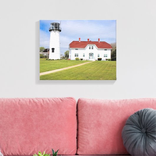 Phare de Chatham, Cape Cod, MA toile enroulée (Insitu(Salon))