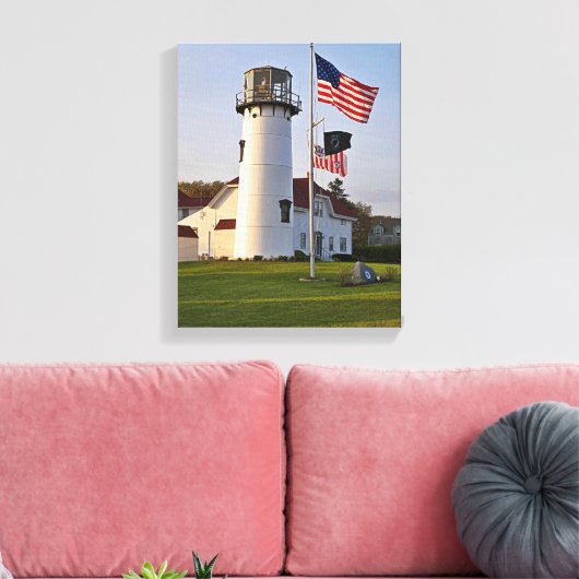 Phare de Chatham, Cape Cod, MA toile enroulée (Insitu(Salon))