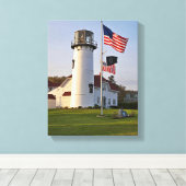 Phare de Chatham, Cape Cod, MA toile enroulée (Insitu (Plancher de Bois))
