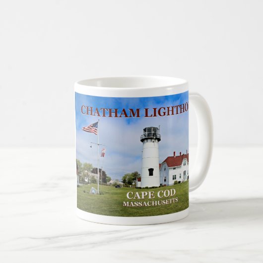 Phare de Chatham, Massachusetts Mug (Devant droit)