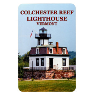 Phare de Colchester Reef, Vermont Flexi Magnet