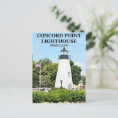 Phare de Concord Point, carte postale du Maryland (Debout devant)
