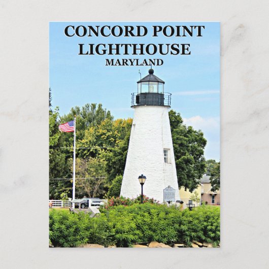 Phare de Concord Point, carte postale du Maryland (Devant)
