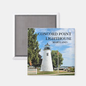 Phare de Concord Point, Maryland Magnet (Recto/Verso)