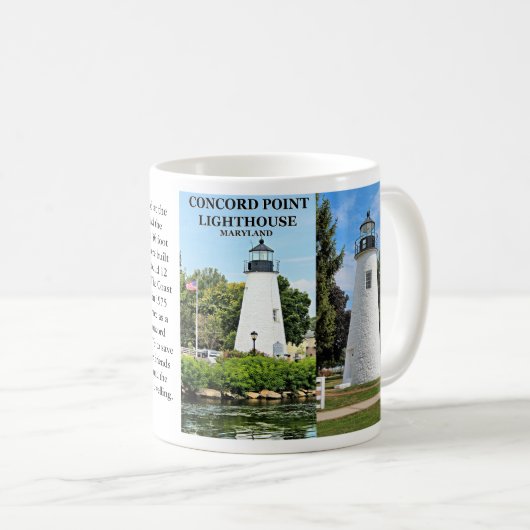 Phare de Concord Point, Maryland Mug (Devant droit)