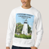 Phare de Concord Point, Maryland Sweatshirt (Devant)
