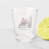 Phare de Copper Harbour en verre abattu (Dos)