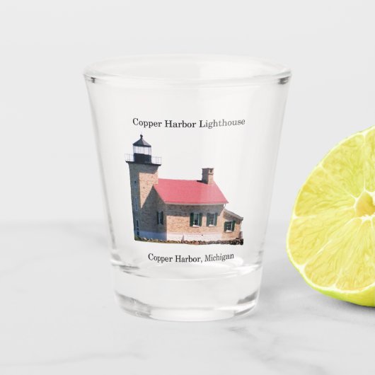 Phare de Copper Harbour en verre abattu (Devant)