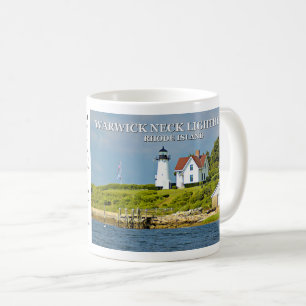 Phare de cou de Warwick, tasse d'Île de Rhode