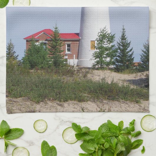 Phare de Crisp Point et de construction serviette  (Plié)