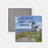 Phare de Curtis Island, Maine Magnet (Recto/Verso)